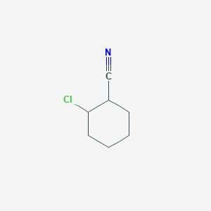 molecular formula C7H10ClN B2516124 2-氯环己烷-1-腈 CAS No. 89728-29-0