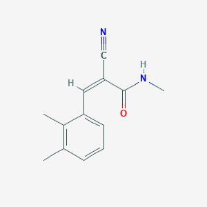 (Z)-2-cyano-3-(2,3-dimethylphenyl)-N-methylprop-2-enamide
