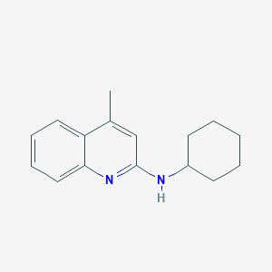 N-cyclohexyl-4-methylquinolin-2-amine