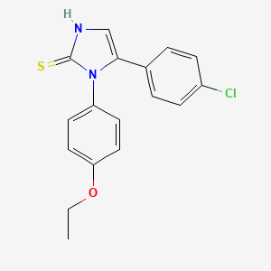 5-(4-chlorophenyl)-1-(4-ethoxyphenyl)-1H-imidazole-2-thiol
