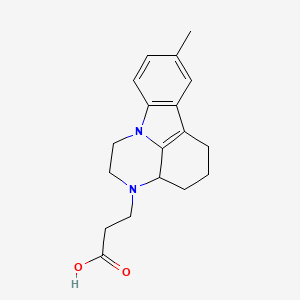 3-(8-Methyl-1,2,3a,4,5,6-hexahydro-pyrazino-[3,2,1-jk]carbazol-3-yl)propionic acid