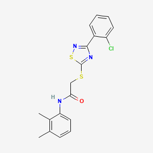 2-((3-(2-chlorophenyl)-1,2,4-thiadiazol-5-yl)thio)-N-(2,3-dimethylphenyl)acetamide