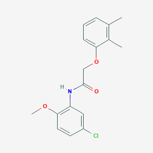 molecular formula C17H18ClNO3 B251623 N-(5-chloro-2-methoxyphenyl)-2-(2,3-dimethylphenoxy)acetamide 