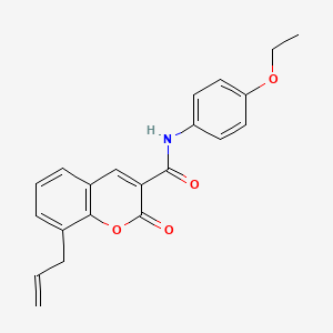 8-allyl-N-(4-ethoxyphenyl)-2-oxo-2H-chromene-3-carboxamide