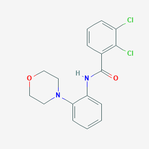molecular formula C17H16Cl2N2O2 B251629 2,3-dichloro-N-(2-morpholin-4-ylphenyl)benzamide 