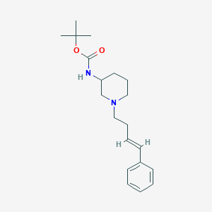 (E)-tert-Butyl (1-(4-phenylbut-3-en-1-yl)piperidin-3-yl)carbamate