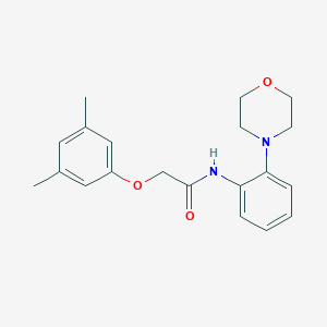 2-(3,5-dimethylphenoxy)-N-[2-(4-morpholinyl)phenyl]acetamide