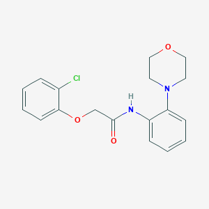 2-(2-chlorophenoxy)-N-(2-morpholin-4-ylphenyl)acetamide