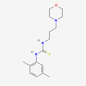 1-(2,5-Dimethylphenyl)-3-(3-morpholin-4-ylpropyl)thiourea