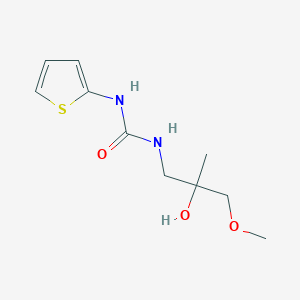 molecular formula C10H16N2O3S B2516386 1-(2-羟基-3-甲氧基-2-甲基丙基)-3-(噻吩-2-基)脲 CAS No. 1334370-61-4