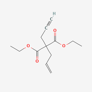 molecular formula C13H18O4 B2516387 Diethyl 2-allyl-2-(prop-2-ynyl)malonate CAS No. 101268-55-7