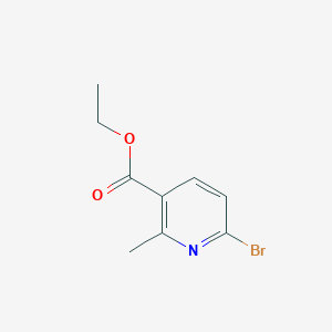 molecular formula C9H10BrNO2 B2516414 6-溴-2-甲基吡啶-3-甲酸乙酯 CAS No. 1196145-86-4