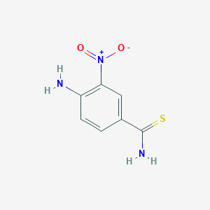 molecular formula C7H7N3O2S B2516420 4-Amino-3-nitrothiobenzamide CAS No. 849236-56-2