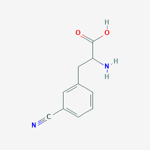 molecular formula C10H10N2O2 B2516423 2-amino-3-(3-cyanophenyl)propanoic Acid CAS No. 263396-43-6; 57213-48-6; 63999-80-4
