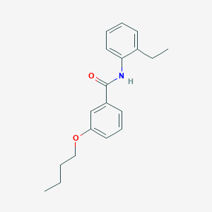 molecular formula C19H23NO2 B251643 3-butoxy-N-(2-ethylphenyl)benzamide 