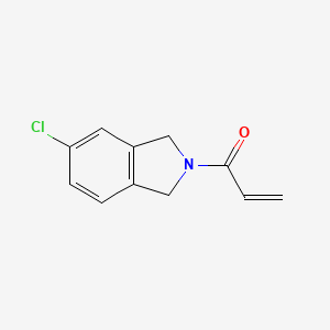 1-(5-Chloro-1,3-dihydroisoindol-2-yl)prop-2-en-1-one