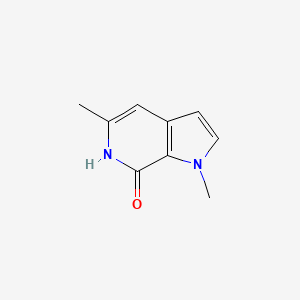 molecular formula C9H10N2O B2516461 1,5-二甲基-1H-吡咯并[2,3-c]吡啶-7(6H)-酮 CAS No. 1354951-04-4