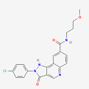 molecular formula C21H19ClN4O3 B2516468 AKOS021829643 CAS No. 1251674-24-4