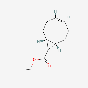 molecular formula C12H18O2 B2516469 Etil (1R,8S,9r)-biciclo[6.1.0]non-4-eno-9-carboxilato CAS No. 79549-89-6