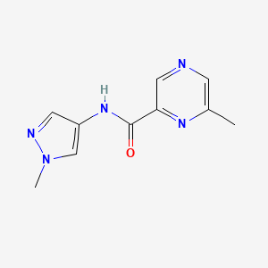 6-methyl-N-(1-methyl-1H-pyrazol-4-yl)pyrazine-2-carboxamide