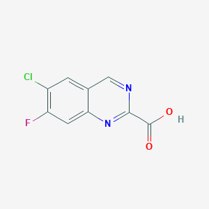 6-Chloro-7-fluoro-quinazoline-2-carboxylic acid