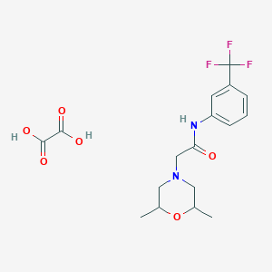 2-(2,6-dimethylmorpholino)-N-(3-(trifluoromethyl)phenyl)acetamide oxalate