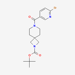 Tert-butyl 7-(6-bromopyridine-3-carbonyl)-2,7-diazaspiro[3.5]nonane-2-carboxylate