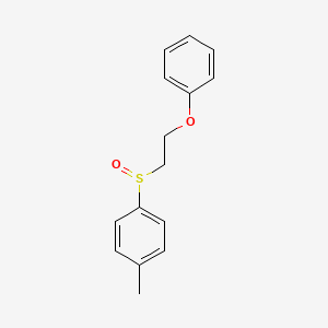 molecular formula C15H16O2S B2516548 1-甲基-4-(2-苯氧基乙基亚磺酰基)苯 CAS No. 28611-92-9