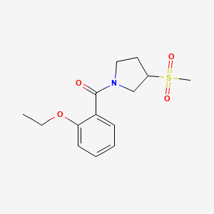 (2-Ethoxyphenyl)(3-(methylsulfonyl)pyrrolidin-1-yl)methanone