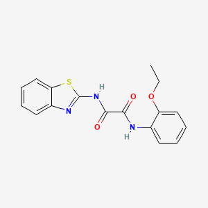molecular formula C17H15N3O3S B2516577 N1-(benzo[d]thiazol-2-yl)-N2-(2-ethoxyphenyl)oxalamide CAS No. 920229-78-3