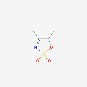 molecular formula C4H7NO3S B2516638 4,5-二甲基-5H-恶噻唑 2,2-二氧化物 CAS No. 2243599-87-1