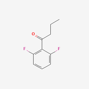 molecular formula C10H10F2O B2516652 1-(2,6-二氟苯基)丁酮 CAS No. 95727-77-8
