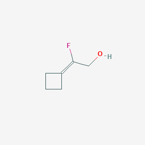 molecular formula C6H9FO B2516655 2-Cyclobutylidene-2-fluoroethan-1-ol CAS No. 119059-93-7