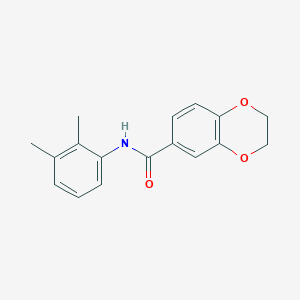 molecular formula C17H17NO3 B251666 N-(2,3-dimethylphenyl)-2,3-dihydro-1,4-benzodioxine-6-carboxamide 