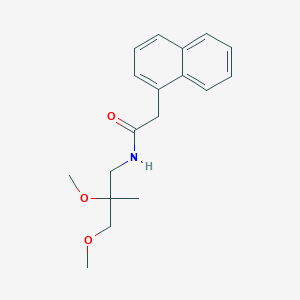 N-(2,3-dimethoxy-2-methylpropyl)-2-(naphthalen-1-yl)acetamide