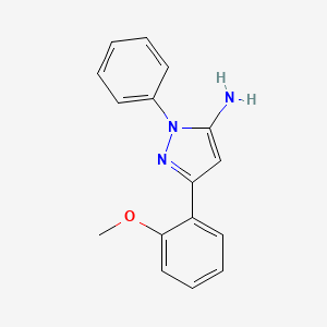 3-(2-methoxyphenyl)-1-phenyl-1H-pyrazol-5-amine