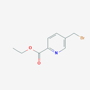 molecular formula C9H10BrNO2 B2516739 Ethyl 5-(bromomethyl)picolinate CAS No. 55876-86-3