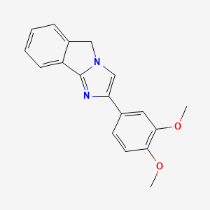 molecular formula C18H16N2O2 B2516788 2-(3,4-dimethoxyphenyl)-5H-imidazo[2,1-a]isoindole CAS No. 300569-46-4
