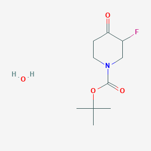 Tert-butyl 3-fluoro-4-oxopiperidine-1-carboxylate hydrate