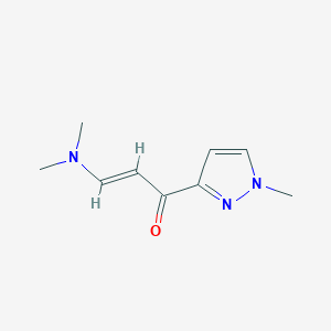 (2E)-3-(dimethylamino)-1-(1-methyl-1H-pyrazol-3-yl)prop-2-en-1-one