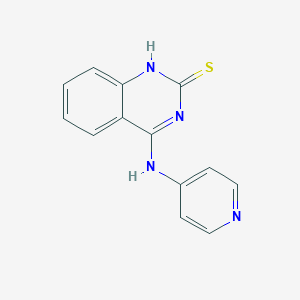 molecular formula C13H10N4S B2516833 4-(吡啶-4-基氨基)喹唑啉-2(1H)-硫酮 CAS No. 2034285-12-4