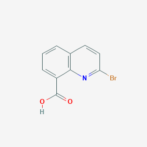 molecular formula C10H6BrNO2 B2516836 8-喹啉羧酸，2-溴- CAS No. 1426144-88-8