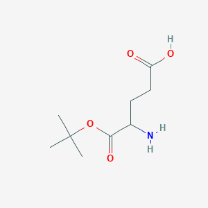 molecular formula C9H17NO4 B2516853 4-Amino-5-(tert-butoxy)-5-oxopentanoic acid CAS No. 25456-76-2; 45120-30-7; 57294-38-9