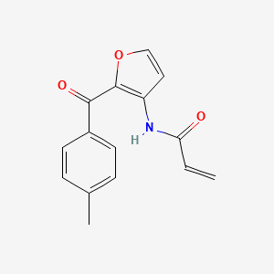N-[2-(4-Methylbenzoyl)furan-3-yl]prop-2-enamide