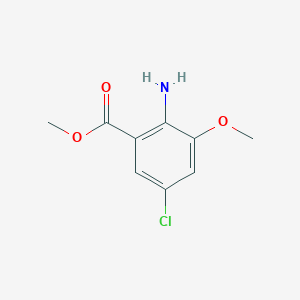 Methyl 2-amino-5-chloro-3-methoxybenzoate