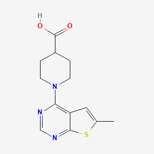 1-(6-Methyl-thieno[2,3-d]pyrimidin-4-yl)-piperidine-4-carboxylic acid