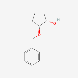 molecular formula C12H16O2 B2516910 (1S,2S)-2-(benzyloxy)cyclopentan-1-ol CAS No. 135356-97-7
