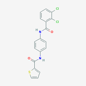 N-{4-[(2,3-dichlorobenzoyl)amino]phenyl}-2-thiophenecarboxamide