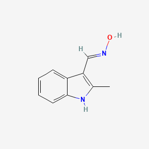 molecular formula C10H10N2O B2516954 2-甲基-1H-吲哚-3-甲醛肟 CAS No. 339283-48-6