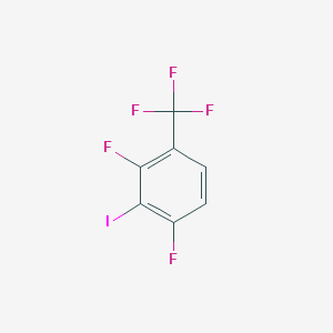 molecular formula C7H2F5I B2516973 2,4-二氟-3-碘苯三氟化物 CAS No. 2089257-26-9